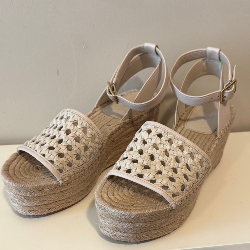 Tory Burch✨ Women's Platform Espadrille Wedge size 7 1/2